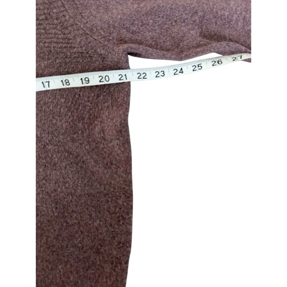 Who What Wear Cozy Mauve Sweater Turtleneck Size M Knit Minimalist - Picture 4 of 6